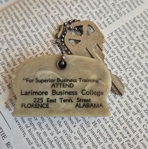 1980's Advertising Keychain